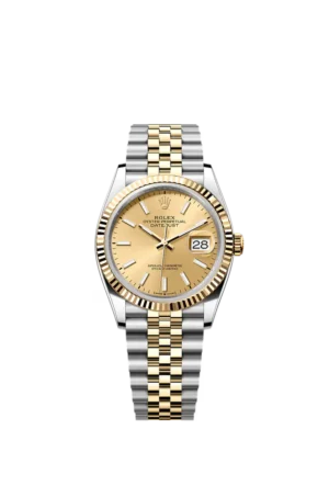 أويستر، ٣٦ مم، من فولاذ أويستر ستيل والذهب الأصفر الرقم المرجعي 126233