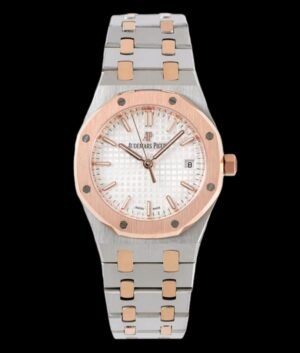 ساعات ap Audemars Piguet Royal Oak Series 77350 و77351 النسائية الأوتوماتيكية بالكامل، قطر 34 ملم