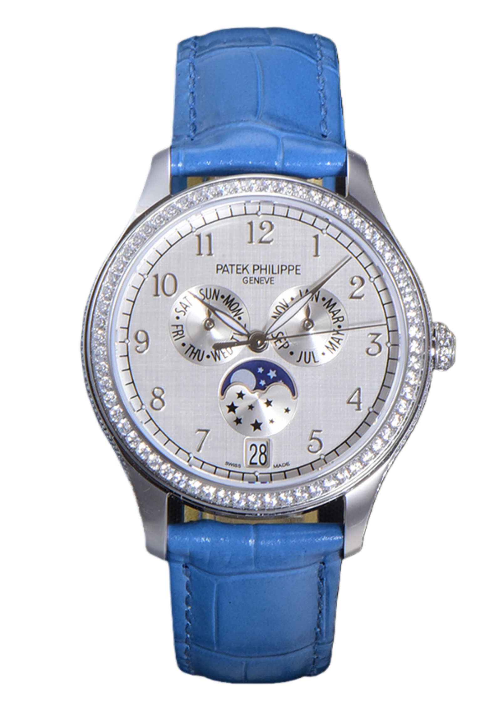 ساعة باتيك فيليب التقويم السنوي للسيدات قطر 38 ملم وسمك 11 ملم