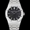 Audemars Piguet Royal Oak 15500 Style Watch - Black Dial, Silver-tone Case