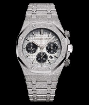 Audemars Piguet Royal Oak 26240 Frosted Style Watch - Silver Dial, Silver-tone Case