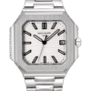 Patek Philippe Cubitus Style Watch - White Dial, Silver-tone Case