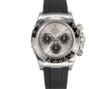 Rolex Daytona Style Watch - Silver Dial, Silver-tone Case